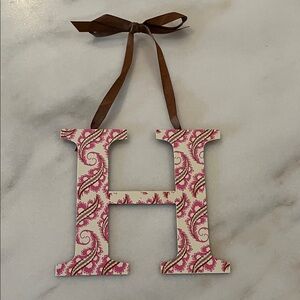 NWT Pottery Barn Kids Metal Letter H